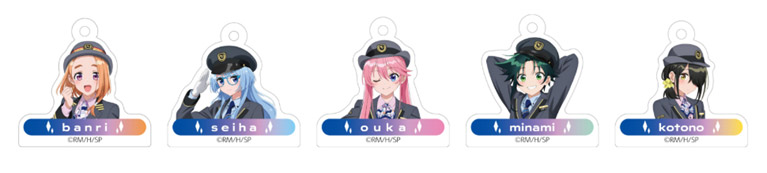 ミニアクリルキーホルダー(イメージ)