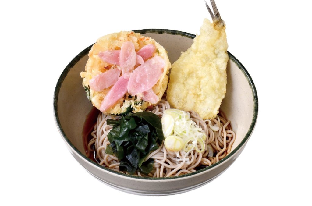 新生姜のミニかき揚げ天とハゼ天